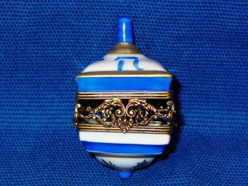 JEWISH DREIDEL W/BRASS